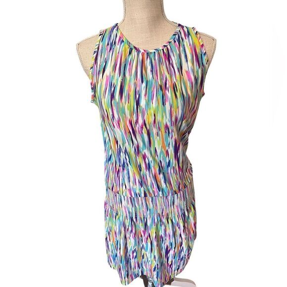 Jude Connally Scarlett Dress in Multicolor Print S - Picture 2 of 6
